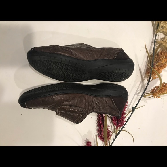 RIEKER hook loop flat brown leather suede Velcro - Picture 5 of 8